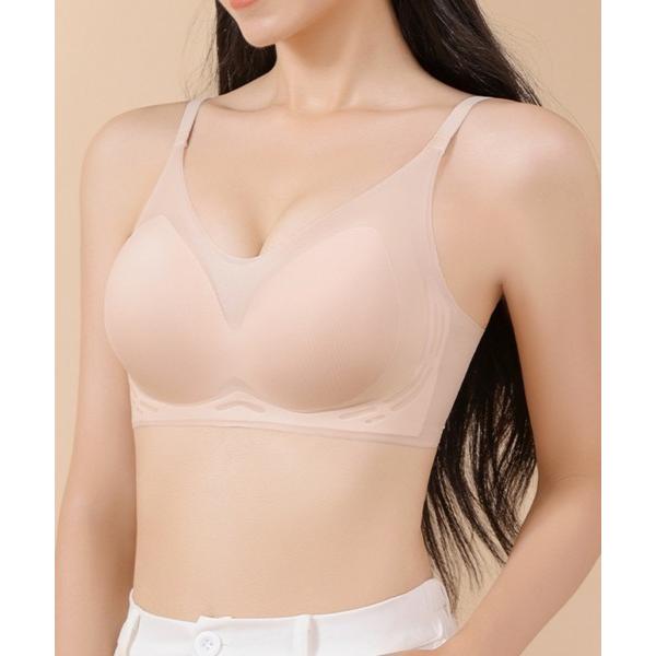 ブラジャー 軽量超薄ノンワイヤーシームレスブラ