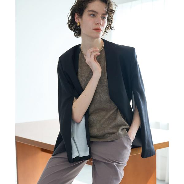 ジャケット テーラードジャケット 袖コンシールあきJK/春服/オフィスカジュアル レディース