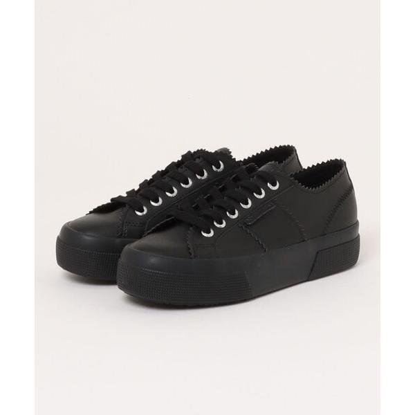 スニーカー 「PELLICO×SUPERGA」コラボスニーカー　厚底スニーカー　シルバー　きれいめス...