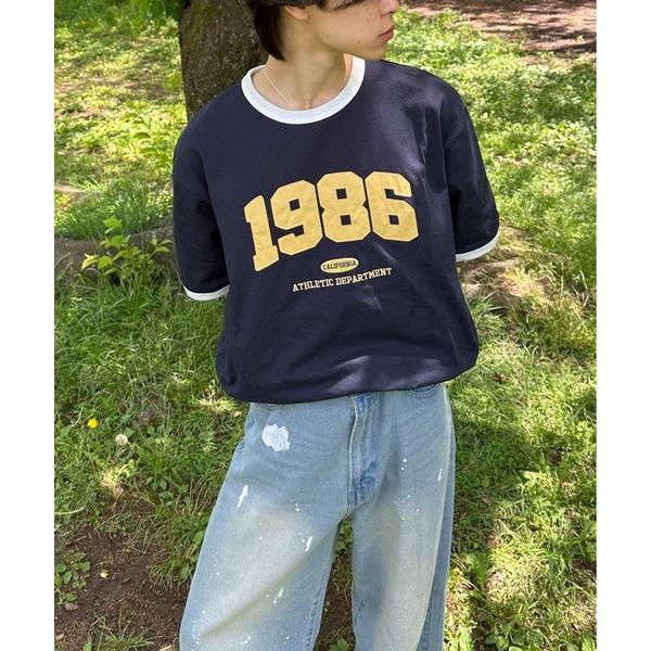 tシャツ ナンバリングリンガーTシャツ レディース メンズ