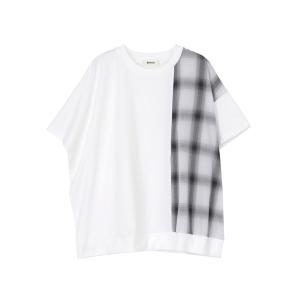 ★チョコ★ zucca ズッカ チュールジャージィー カットソー Tシャツ ZUCCa（ズッカ）の「チュールジャージィー（Tシャツ/カットソー）」 - WEAR