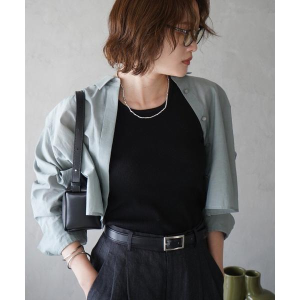 ブラウス シャツ コットンシアークロップドシャツ/シアーシャツ/春服/夏服/羽織り レディース