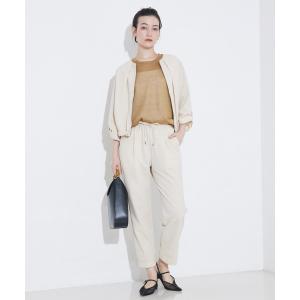 マッキントッシュフィロソフィー　アイボリーお袖ふんわりセーターBW様 Cleric Collar Knit ワイドフィット(七分袖)(トップス)｜MACKINTOSH