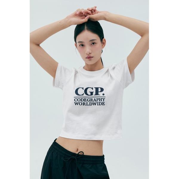 tシャツ (Women) CGP Square Logo Crop Short Sleeve T-S...