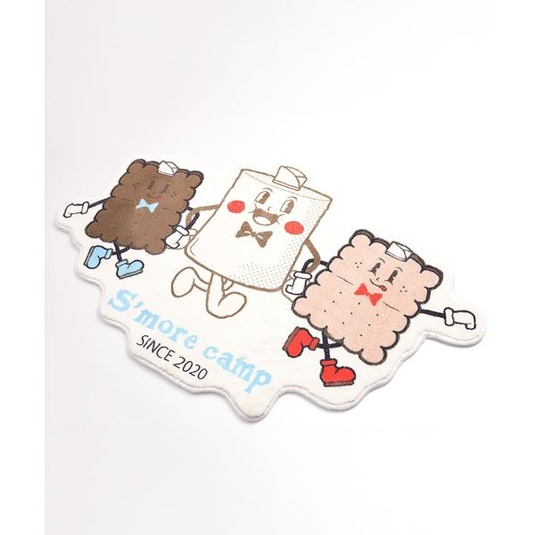 ラグ ラグマット S'more illustration rug（cookie and marshm...