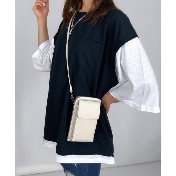 tシャツ ワイドハーフスリーブ Tシャツ ベスト風 無地 カットソー レディース メンズ