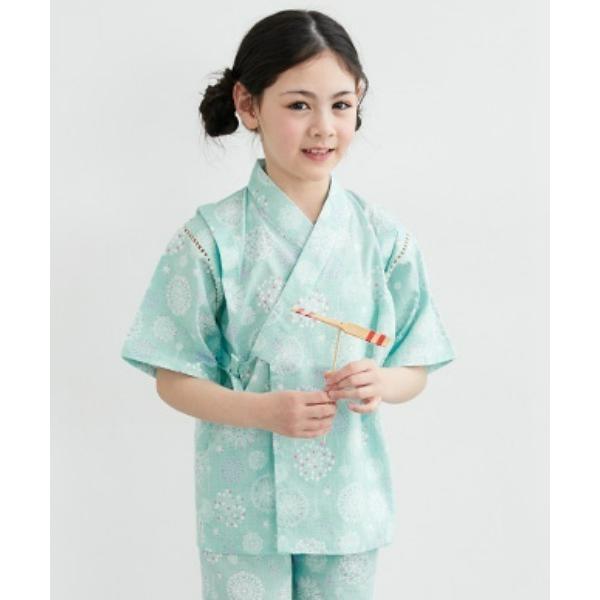 浴衣 綿100％甚平スーツ（男の子・女の子） キッズ 子供 男の子 女の子