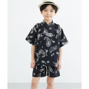 甚平 浴衣 「男の子・女の子」綿タッチ甚平スーツ...の商品画像
