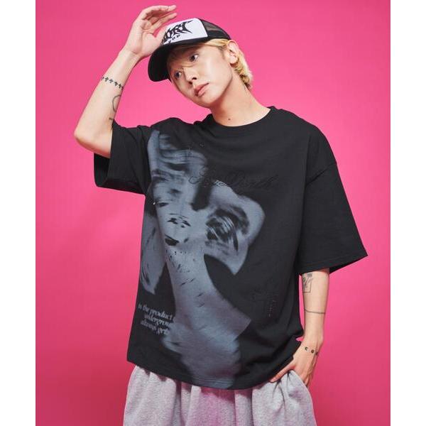 tシャツ LTR DEPTH/ラインストーングラフィックT メンズ レディース