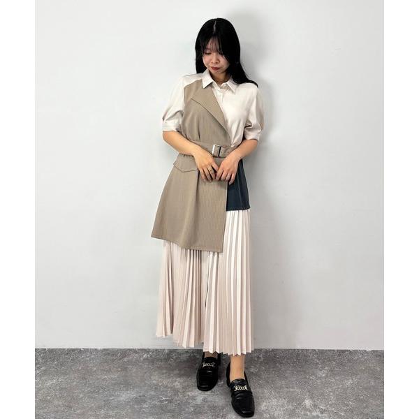 ワンピース ジレドッキングワンピース