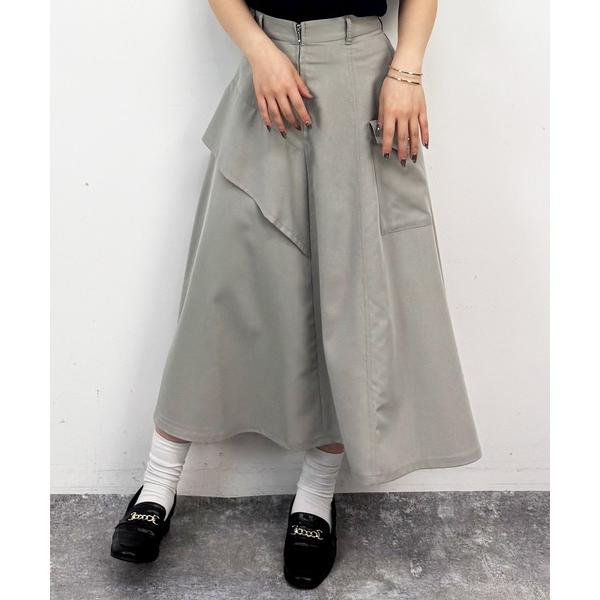 スカート トレンチアシメスカート