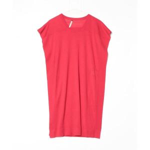 「BALENCIAGA」 ニットワンピース 40 レッド レディース