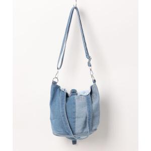 ショルダーバッグ バッグ デニム切り替えバッグ レディース メンズ