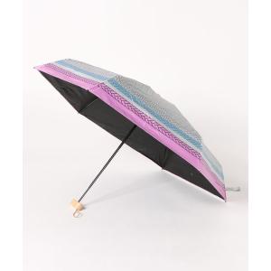 日傘 折りたたみ傘 ロープパターン晴雨兼用日傘 レディース メンズ