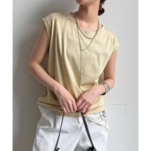 tシャツ 「接触冷感」リヨセル混フレンチプルオーバー レディース