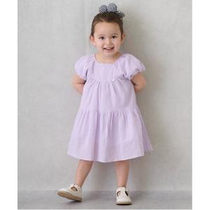 ワンピース 「スマイル/速乾」袖バルーンワンピ キッズ 子供服 女の子