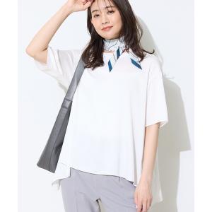tシャツ 「バックシャン」デザインTブラウス レディース