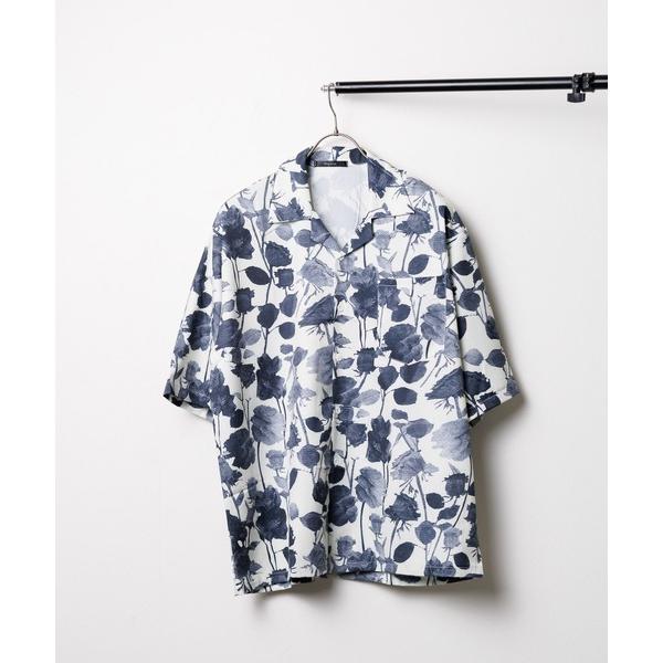 シャツ /Bling leads/オープンカラー　オーバーサイズアロハシャツ メンズ レディース