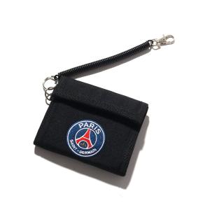 財布 「Paris Saint-Germain/パリサンジェルマン」ロゴエンブレム 三つ折り財布 メンズ レディース