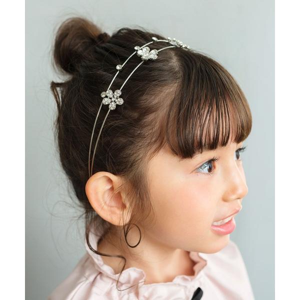 カチューシャ 入学式 卒業式 アメリア フラワー カチューシャ (2colors)