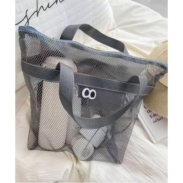 ハンドバッグ 「 Jelly moo / ジェリームー 」 ポップメッシュ ファスナー付き トラベル...