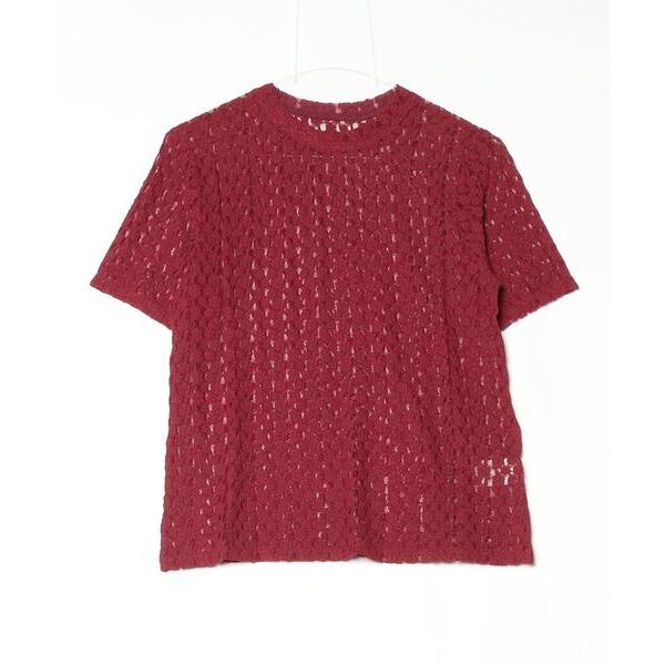 tシャツ カットレースＴシャツ レディース