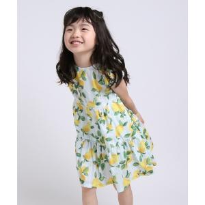 la poche biscuit（ラポシェビスキュイ） ワンピース レモン柄