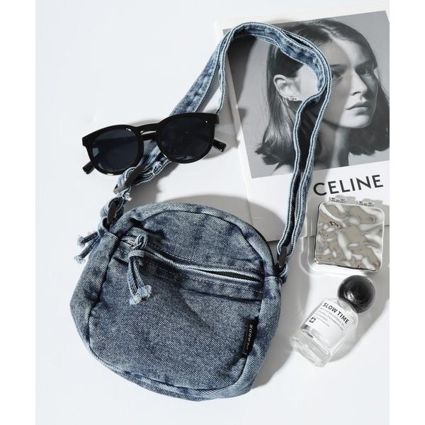 ショルダーバッグ バッグ デニム風ショルダーバック レディース