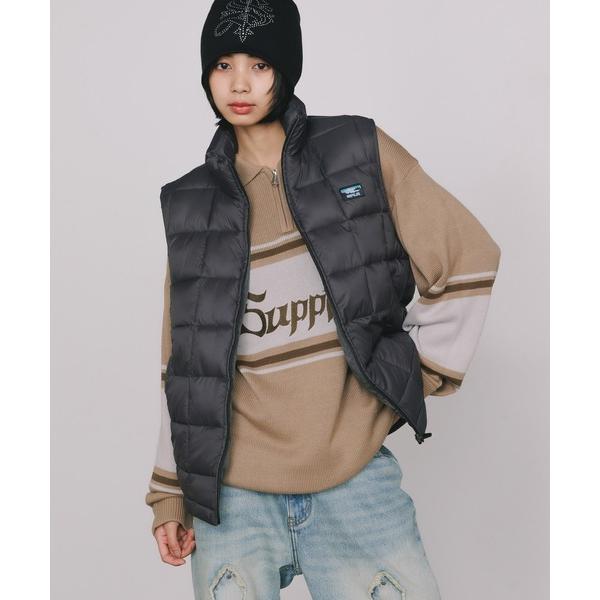 ベスト ジレ SPLR/エスピーエルアール Squere Stitch Down Vest 中綿ベス...