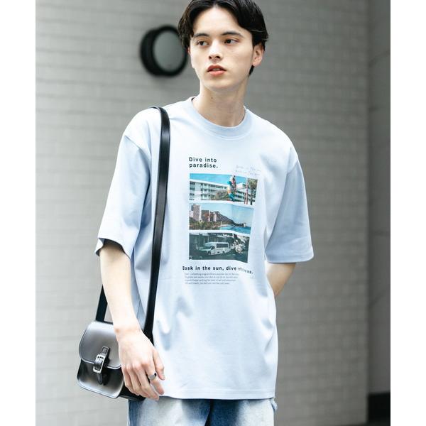 tシャツ Cityscape photo Short-Sleeve T-shirts メンズ