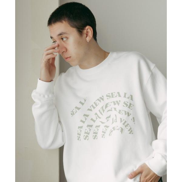 トレーナー スウェット 「SEA LA VIEW / シーラビユウ」オーバーサイズ 英字ロゴプリント...