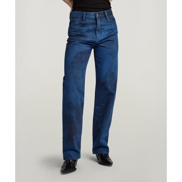ジーンズ デニム デニムパンツ VIKTORIA HIGH STRAIGHT JEANS/タイダイウ...