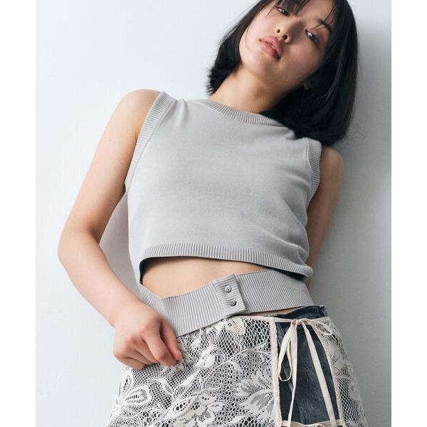 ニット セーター design knit tank レディース