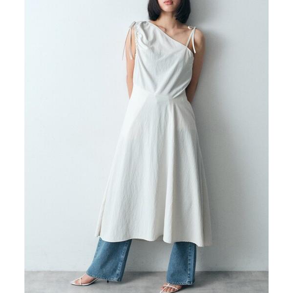 ワンピース asymmetry ribbon one−piece