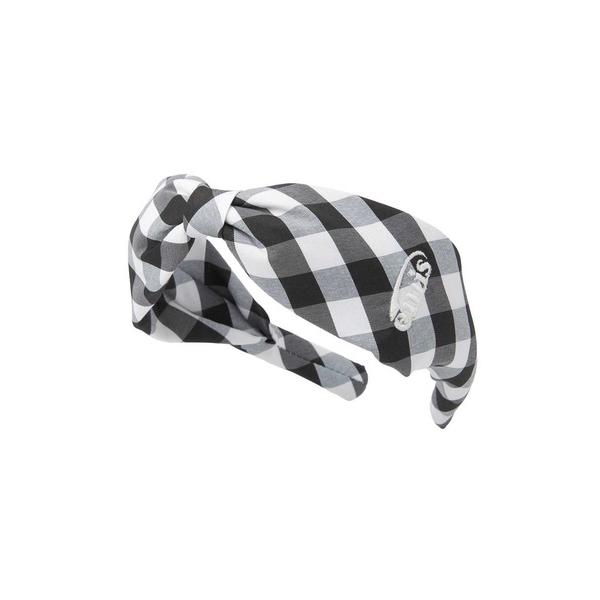 カチューシャ GINGHAM CHECK RIBBON HAIRBAND