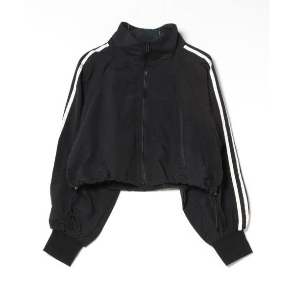 コート アウター サイドラインショートブルゾン レディース