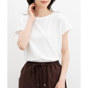 tシャツ 「ハニさら・接触冷感・吸水速乾・ＵＶカット・」フレンチ袖Ｔシャツ レディース