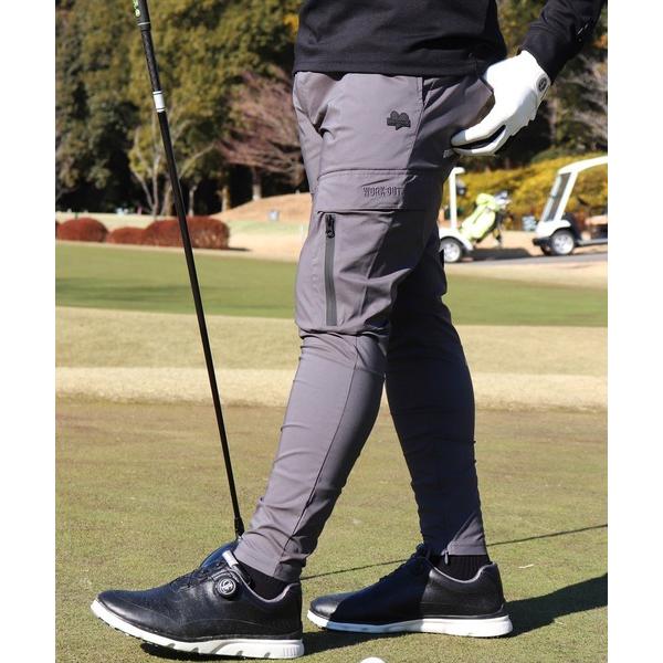 カーゴパンツ (RM)「LUXE/R GOLF」ストレッチ クロス カーゴパンツ メンズ
