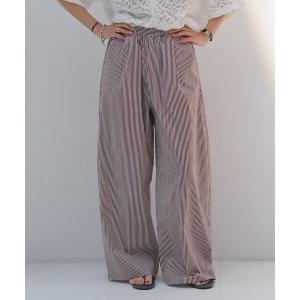 パンツ ライトコットンボリュームパンツ レディース