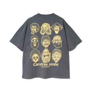 tシャツ gym master/ジムマスター　7.4oz carefree smile ビッグTee メンズ レディース