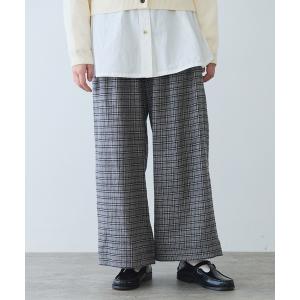 パンツ mini CHECK パンツ レディース