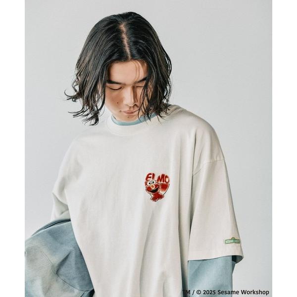 tシャツ 「SESAME STREET(セサミストリート)」別注アソートプリント半袖Tシャツ メンズ