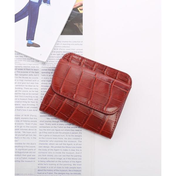 財布 クロコダイル 小さい財布 ボックス型 レディース メンズ