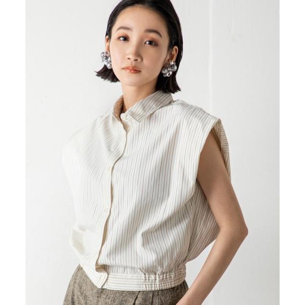 ブラウス シャツ 「立体タック×肩幅カバー」すっきり見せも今っぽシルエットも！涼しさと抜け感のバラン...