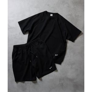セットアップ FIRM COTTON LIGHT SHORT PILE RAGLAN SHORT SLEEVE SWEATSHIRT / EASY SHORTS 2-PIECE SET / ファーム コットン ライト ミニ裏毛 ラグラン …