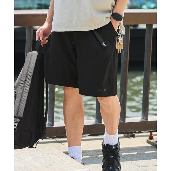 パンツ 「セットアップ可」KELTY/ケルティ 別注 ワンポイントロゴ 4WAYストレッチ ウェビン...