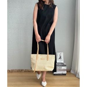 ワンピース リネンタッチリゾートノースリーブワンピースの商品画像