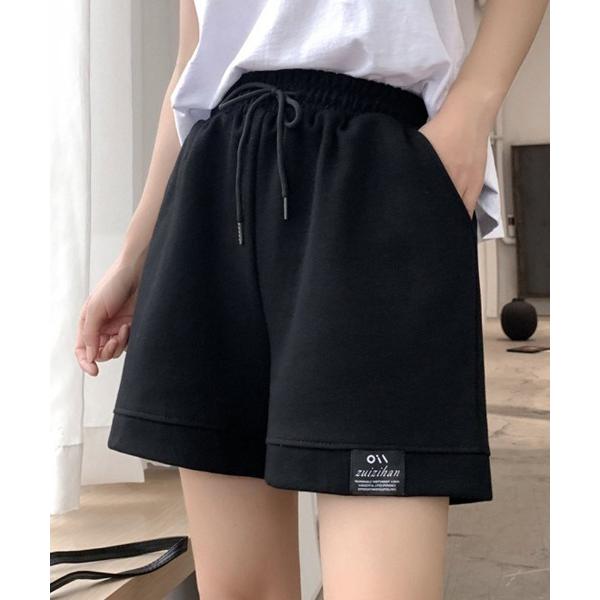 パンツ カジュアルスリラックスエットショートパンツ レディース