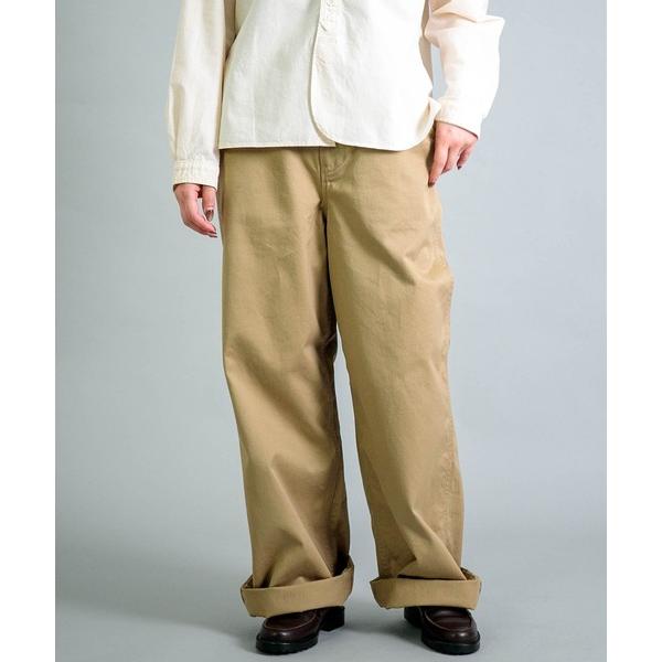 ワイドパンツ チノパン 「OMNIGOD womens / オムニゴッド」 30/2ウエポン ルーズ...