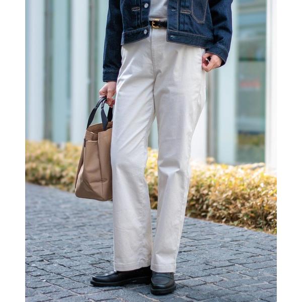 チノパン 「D.M.G / ディーエムジー」 リラクシングチノストレッチ ストレートトラウザー レデ...